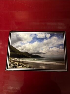 $1 Add-On Magnet Photo Print with Seascape Outdoor Scenery for Office, School
